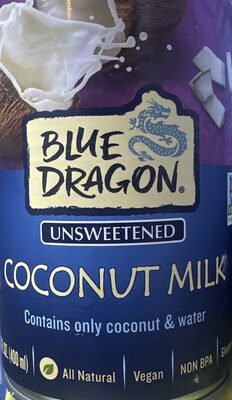 Unsweetened Coconut Milk, Unsweetened