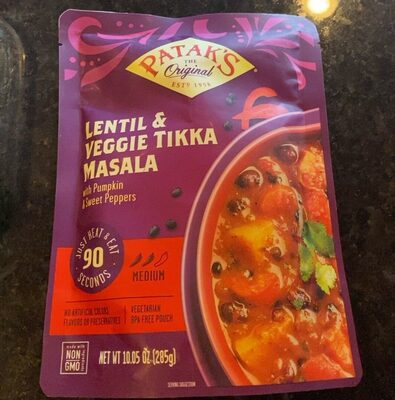 Medium Lentil & Veggie Tikka Masala With Pumpkin & Sweet Peppers, Medium Lentil & Veggie Tikka Masala