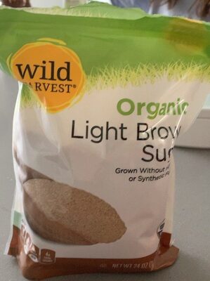 Light Brown Organic Sugar, Light Brown
