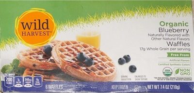 Blueberry Flavored Waffles, Blueberry