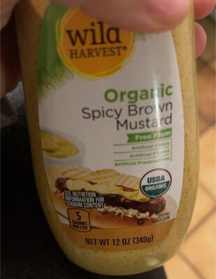 Spicy Brown Organic Mustard, Spicy Brown