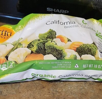 California Style Blend Organic Broccoli, Cauliflower, Carrots, California Style Blend
