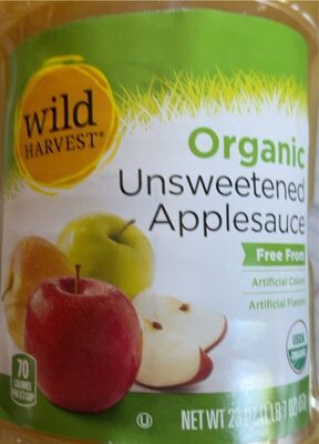 Unsweetened Organic Applesauce, Unsweetened