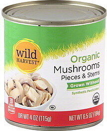 Organic Mushrooms Pieces & Stems
