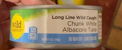 Low Sodium Chunk White Albacore Tuna In Water, Low Sodium Chunk White Albacore In Water