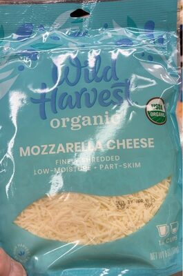 Organic Fancy Cut Low-Moisture Part-Skim Mozzarella Cheese, Mozzarella