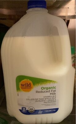 Organic Reduced Fat Milk