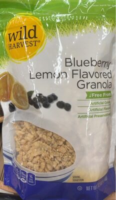 Blueberry Lemon Flavored Granola, Blueberry Lemon