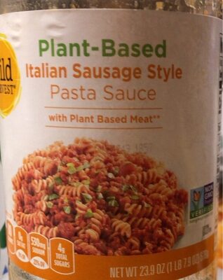 Italian Sausage Style Plant-Based Pasta Sauce, Italian Sausage Style