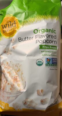 Butter Flavored Organic Popcorn, Butter