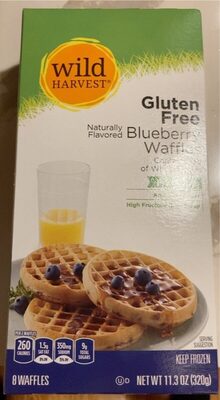 Blueberry Gluten Free Waffles, Blueberry