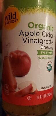 Apple Cider Organic Vinaigrette Dressing, Apple Cider