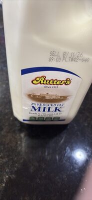 2% Grade A Reduced Fat Milk