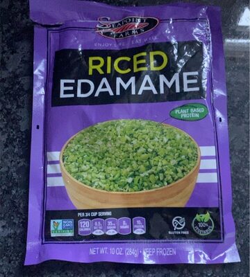 Riced Edamame
