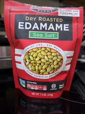 Dry Roasted Edamame, Sea Salt