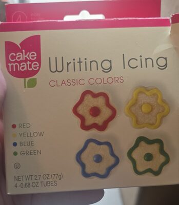 Writing Icing Classic Colors
