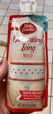 Red Decorating Icing