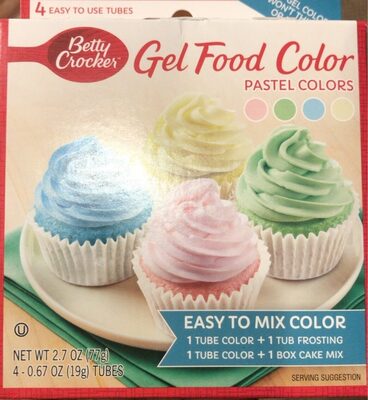 Gel Food Colors, Pastel