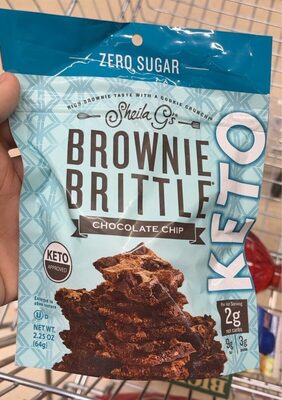Chocolate Chip Keto Brownie Brittle, Chocolate Chip