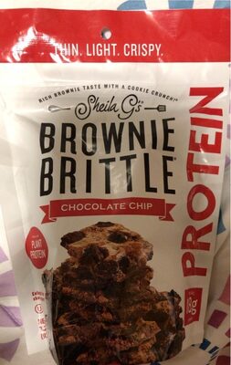 Chocolate Chip Protein Brownie Brittle, Chocolate Chip