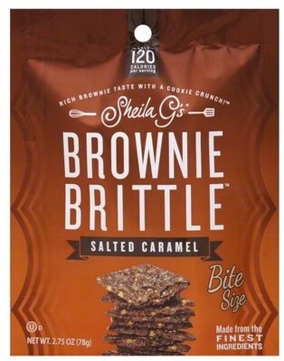 Brownie Brittle, Salted Caramel