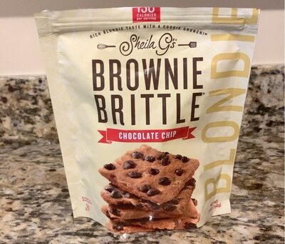 Blondie Chocolate Chip Brownie Brittle, Chocolate