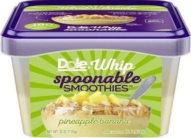 Pineapple Banana Whip Spoonable Smoothies, Pineapple Banana