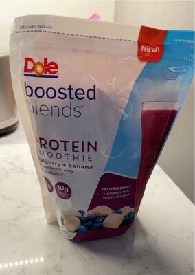 Blueberry + Banana Protein Smoothie Boosted Blends, Blueberry + Banana