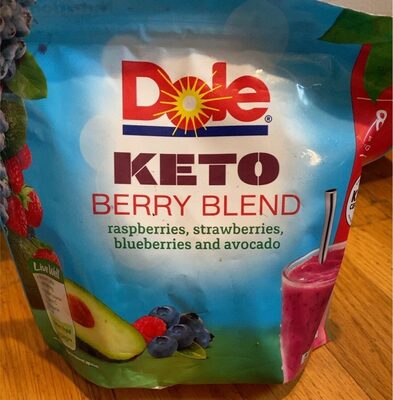 Berry Blend Keto Raspberries, Strawberries, Blueberries And Avocado, Berry Blend