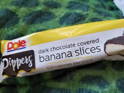 Dark Chocolate Covered Banana Slices Dippers, Dark Chocolate Banana
