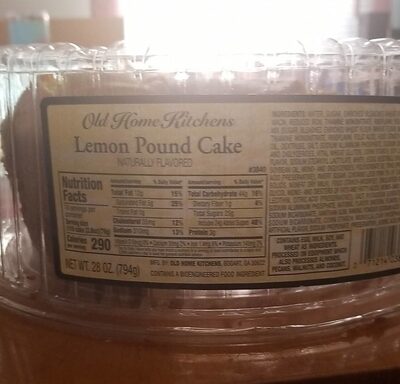 Lemon Pound Cake, Lemon