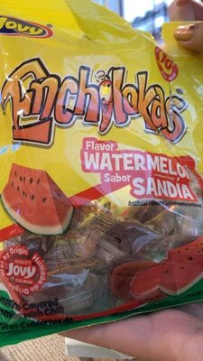 Watermelon Flavor Enchilokas Tamarind Covered Gummies With Chili, Watermelon With Chili