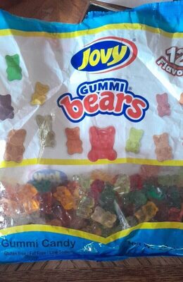 Gummi Bears Candy, Cranberry, Mango, Cherry, Green Apple, Raspberry, Orange, Strawberry, Pineapple, Lemon, Watermelon, Tangerine, Grape
