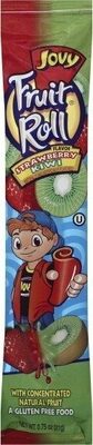 Jovy, Fruit Roll, Strawberry, Kiwi, Strawberry, Kiwi