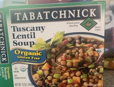 Tuscany Lentil Organic Soup, Tuscany Lentil