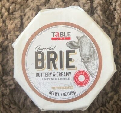 Buttery & Creamy Imported Brie Soft Ripened Cheese, Buttery & Creamy