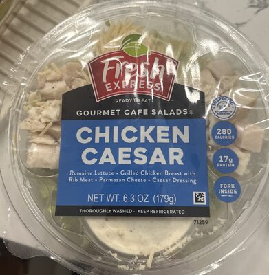 Chicken Caesar Romaine Lettuce, Grilled Chicken Breast With Rib Meat, Parmesan Cheese, With Caesar Dressing, Chicken Caesar