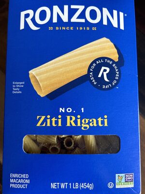 No. 1 Ziti Rigati Pasta