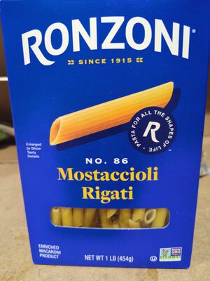 No. 86 Mostaccioli Rigati Pasta