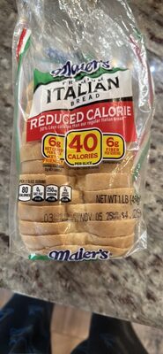 Italian Reduced Calorie Premium Bread, Italian