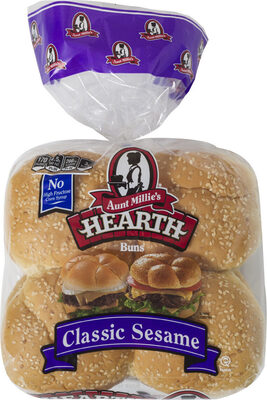 Classic Sesame Hamburger Buns, Classic Sesame