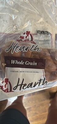 Whole Grain Hamburger Buns, Whole Grain
