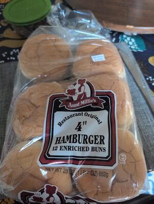 Restaurant Original Enriched Hamburger Buns, Restaurant Original