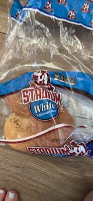 White Hamburger Buns, White