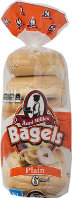 Plain Sliced Soft Bagels, Plain