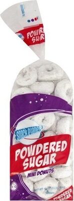 Powdered Sugar Mini Donuts, Powdered Sugar