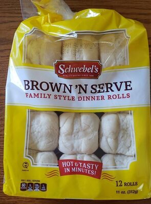 Brown 'N Serve Family Style Dinner Rolls, Brown 'N Serve