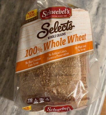 100% Whole Wheat Whole Grains Bread, 100% Whole Wheat Whole Grains