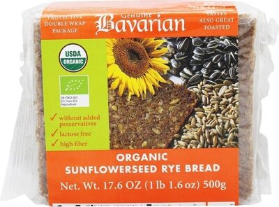 Organic Sunflowerseed Rye Bread