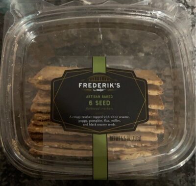 6 Seed Artisan Baked Flatbread Crackers, 6 Seed